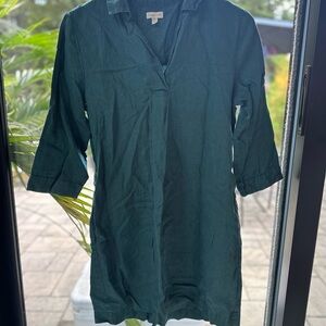 Garnet Hill Deep Green Dress/Tunic